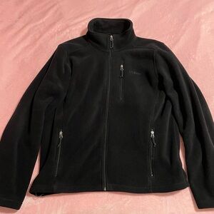 Men’s Black Full Zip Fleece Jacket Size XL